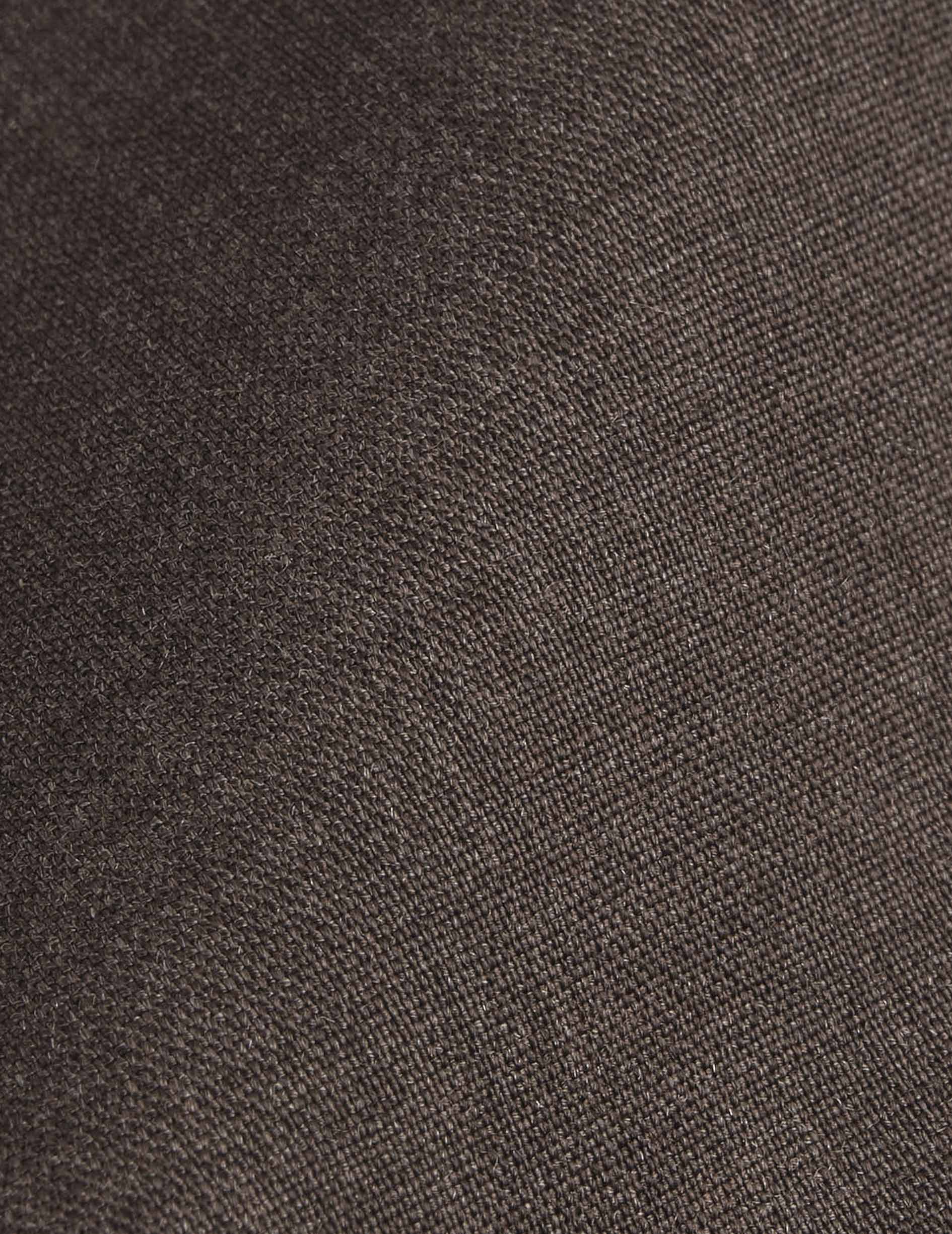 Auguste virgin whool brown shirt - Cloth - French Collar