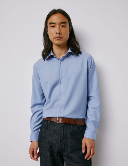 Auguste blue shirt