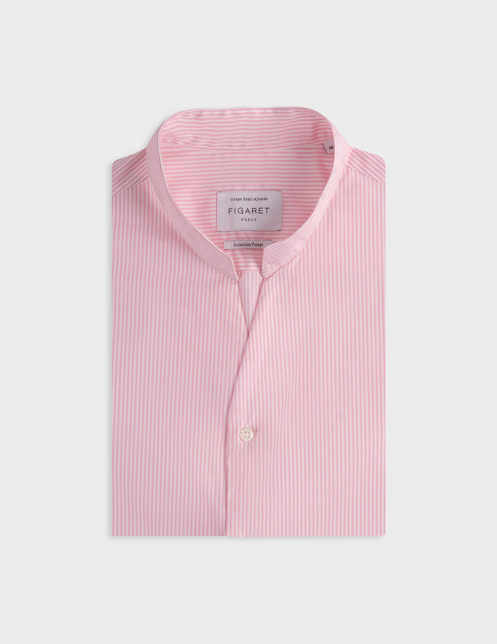 Carl pink striped easy-iron shirt