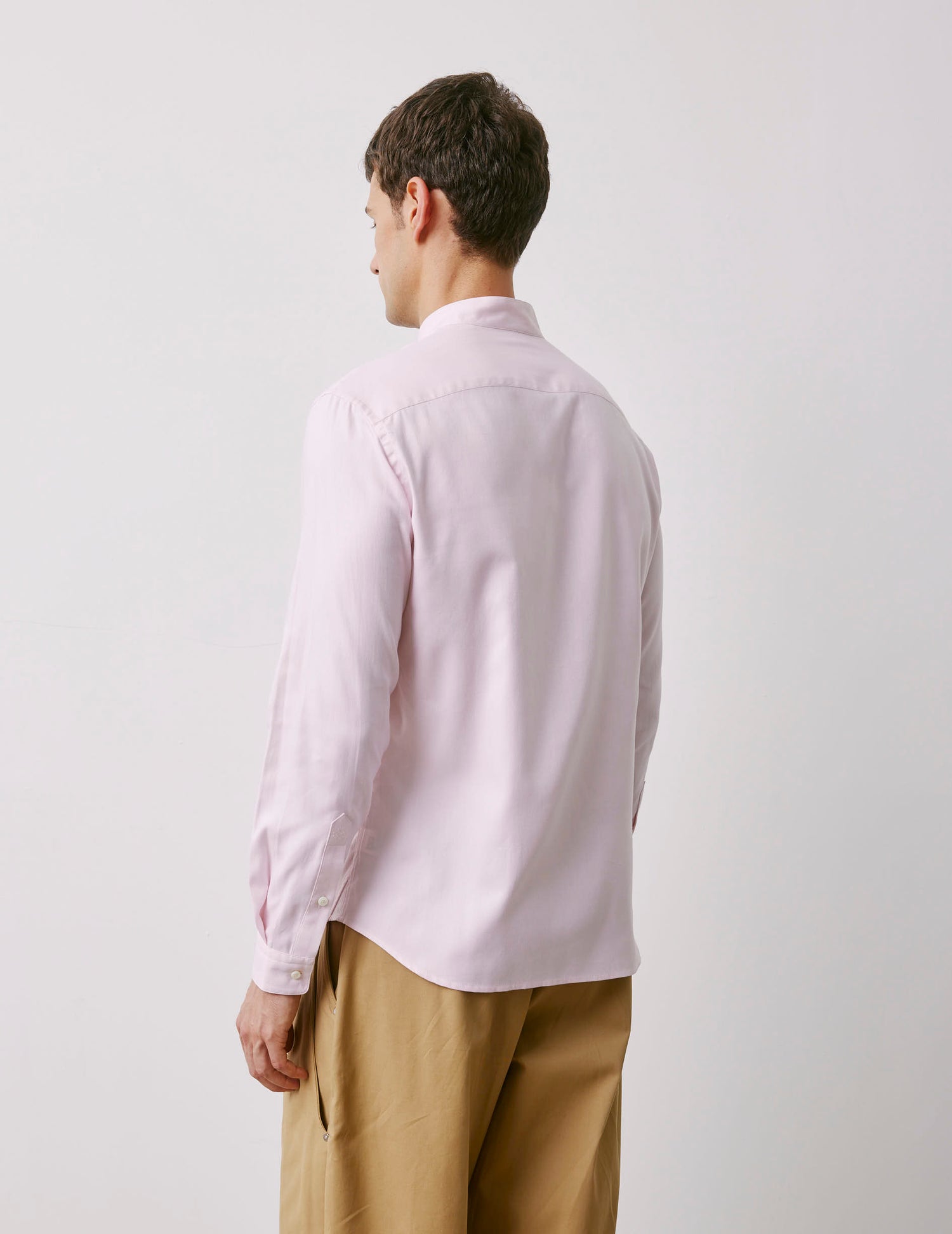 Carl pink shirt - fashioned - Droit ouvert Collar#2