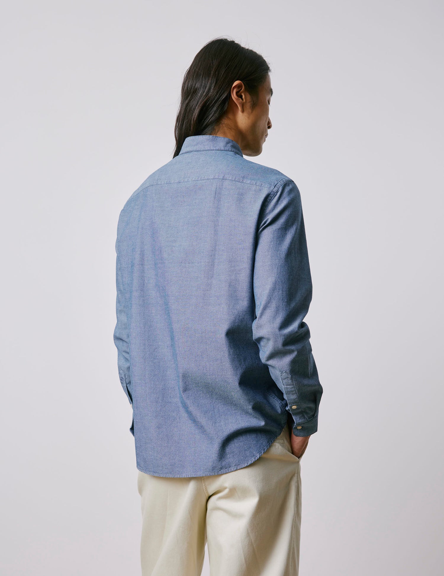 Carl denim blue shirt - Denim - Carl Collar#2