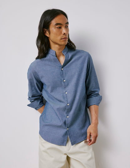 Carl denim blue shirt