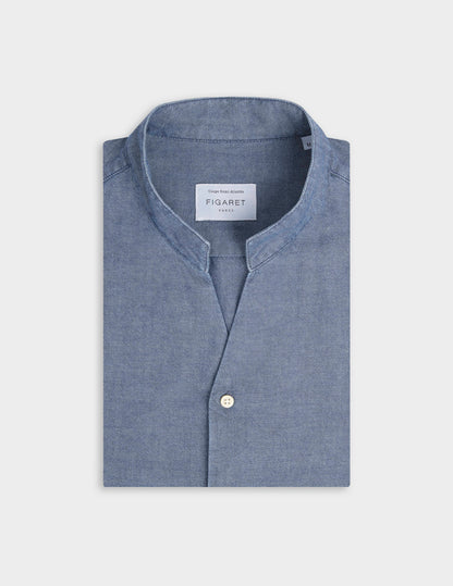 Carl denim blue shirt