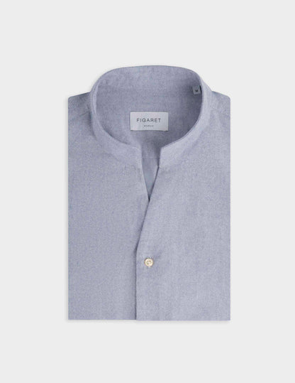 Carl blue shirt