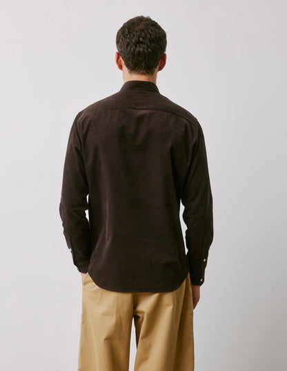 Carl brown velvet shirt