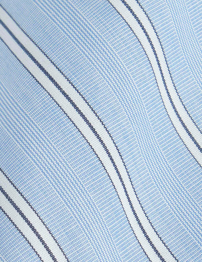 Emilio blue striped shirt
