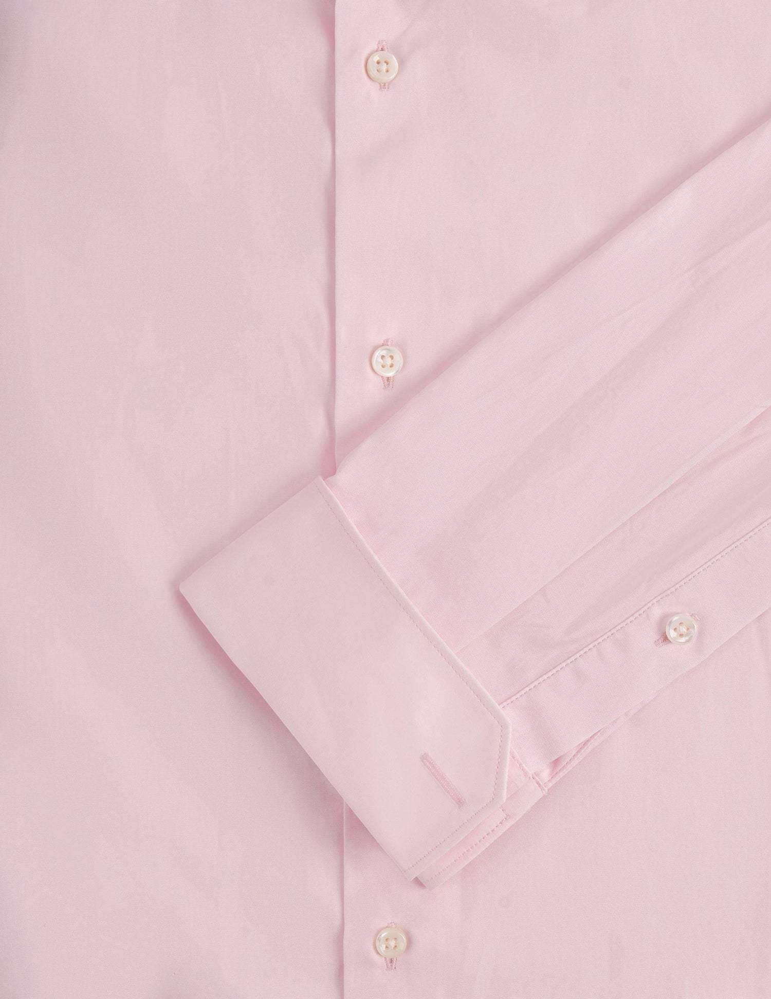 Semi-fitted pink shirt - Poplin - Figaret Collar - Musketeers Cuffs#3