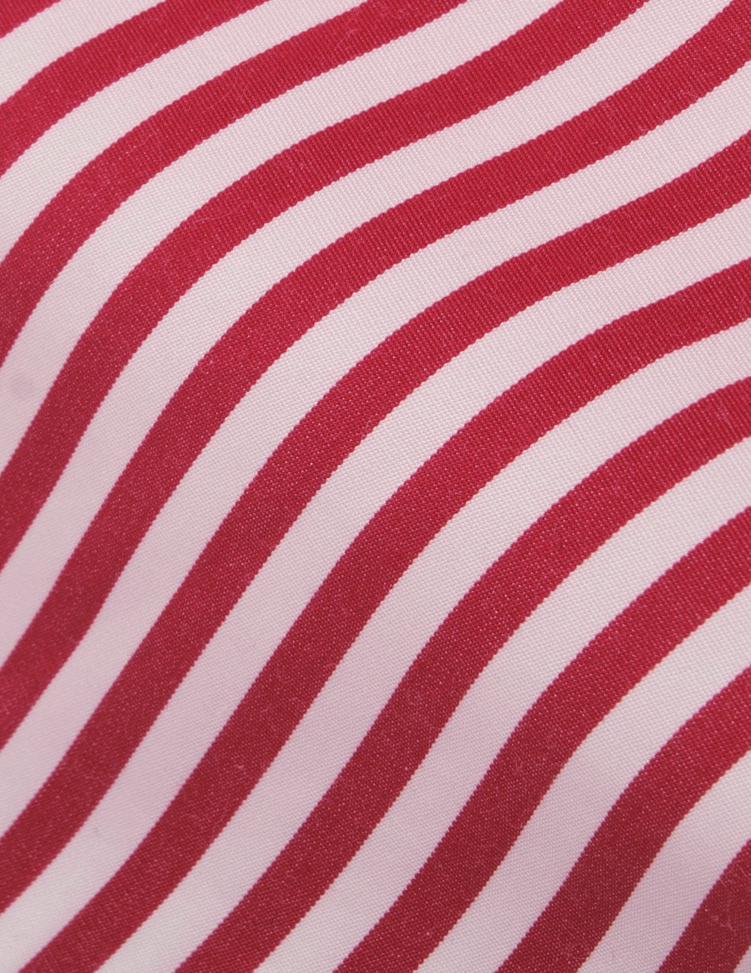 Semi-fitted striped red shirt - Poplin - Figaret Collar#2