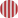 Semi-fitted striped red shirt