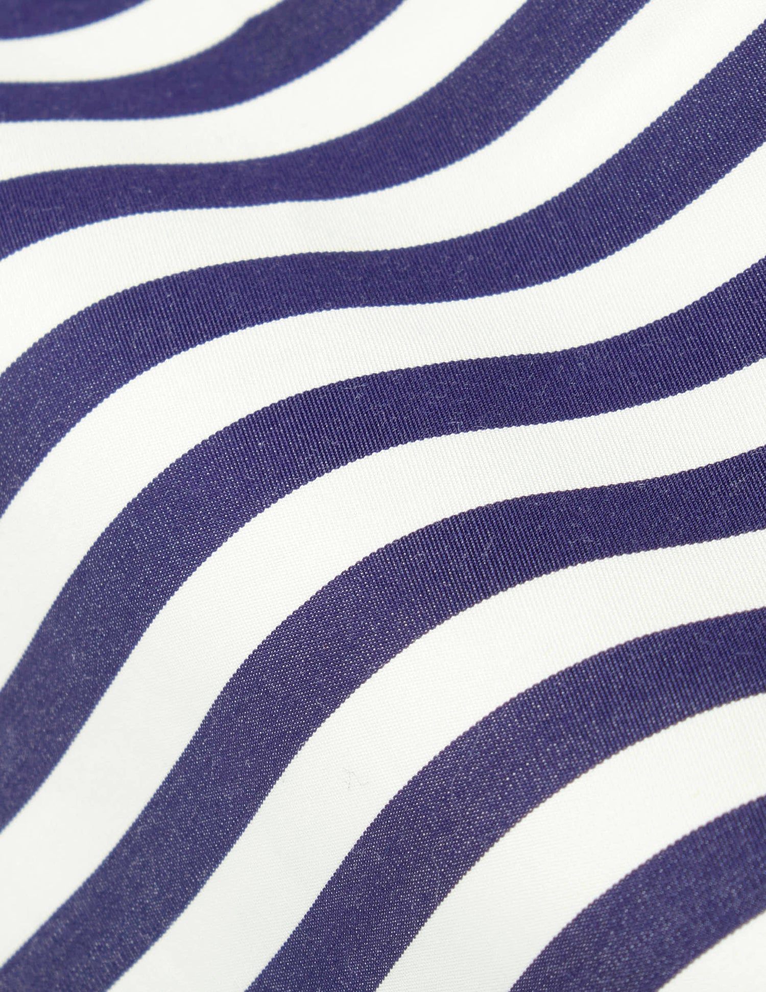 Semi-fitted navy striped shirt - Poplin - Figaret Collar#2