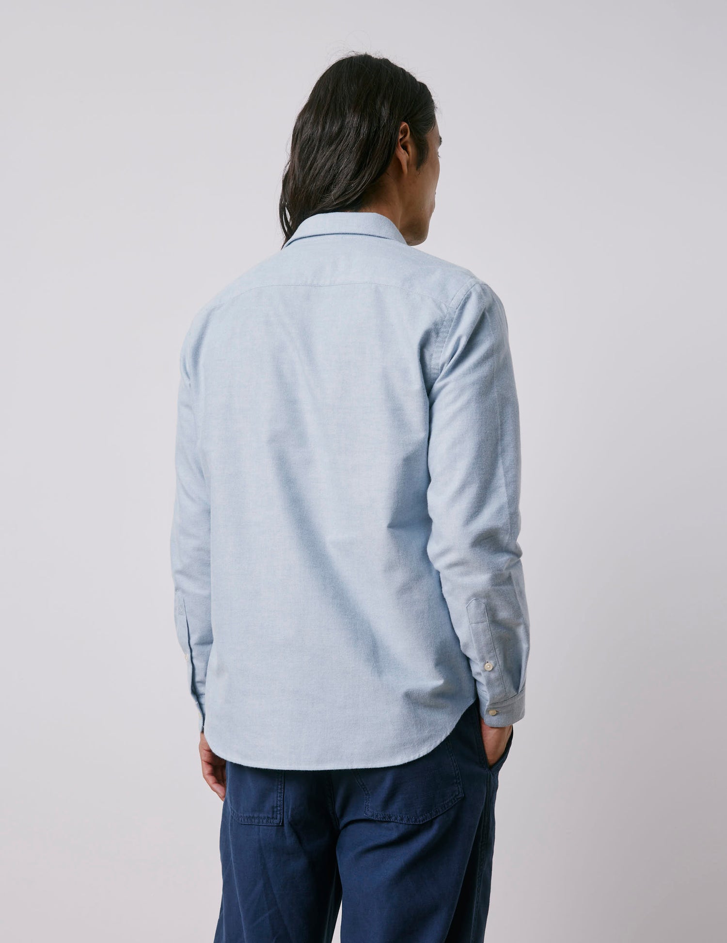 Gabriel blue shirt - Scratch oxford - American Collar#2