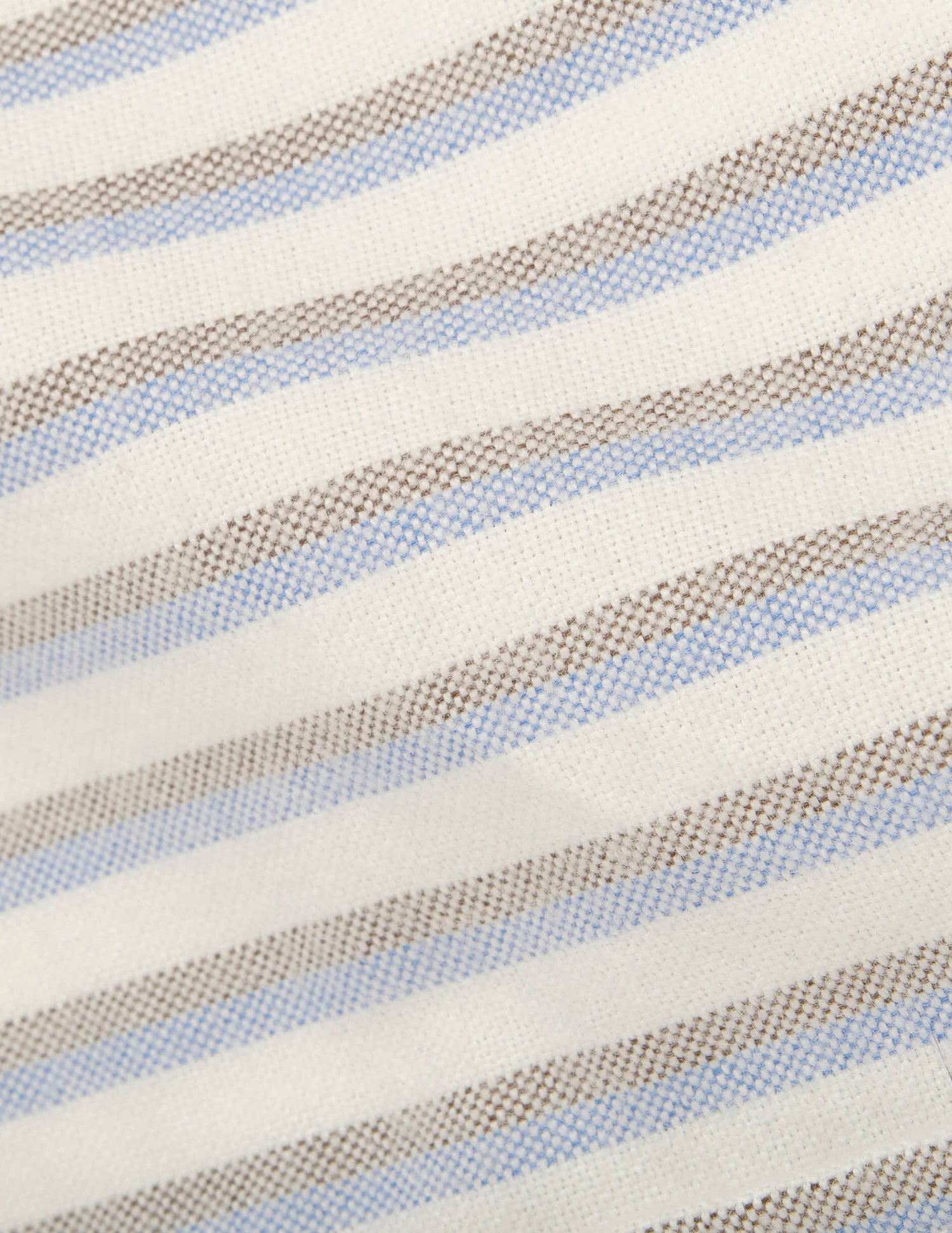 Gabriel blue striped shirt - Scratched oxford - American Collar#5