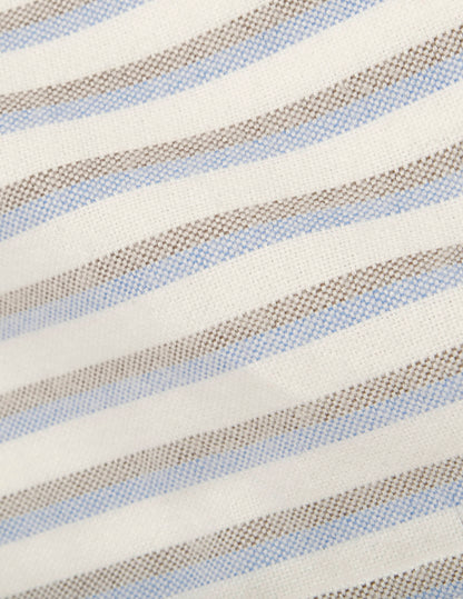 Gabriel blue striped shirt
