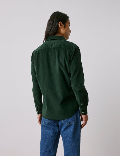 Gabriel green velvet shirt