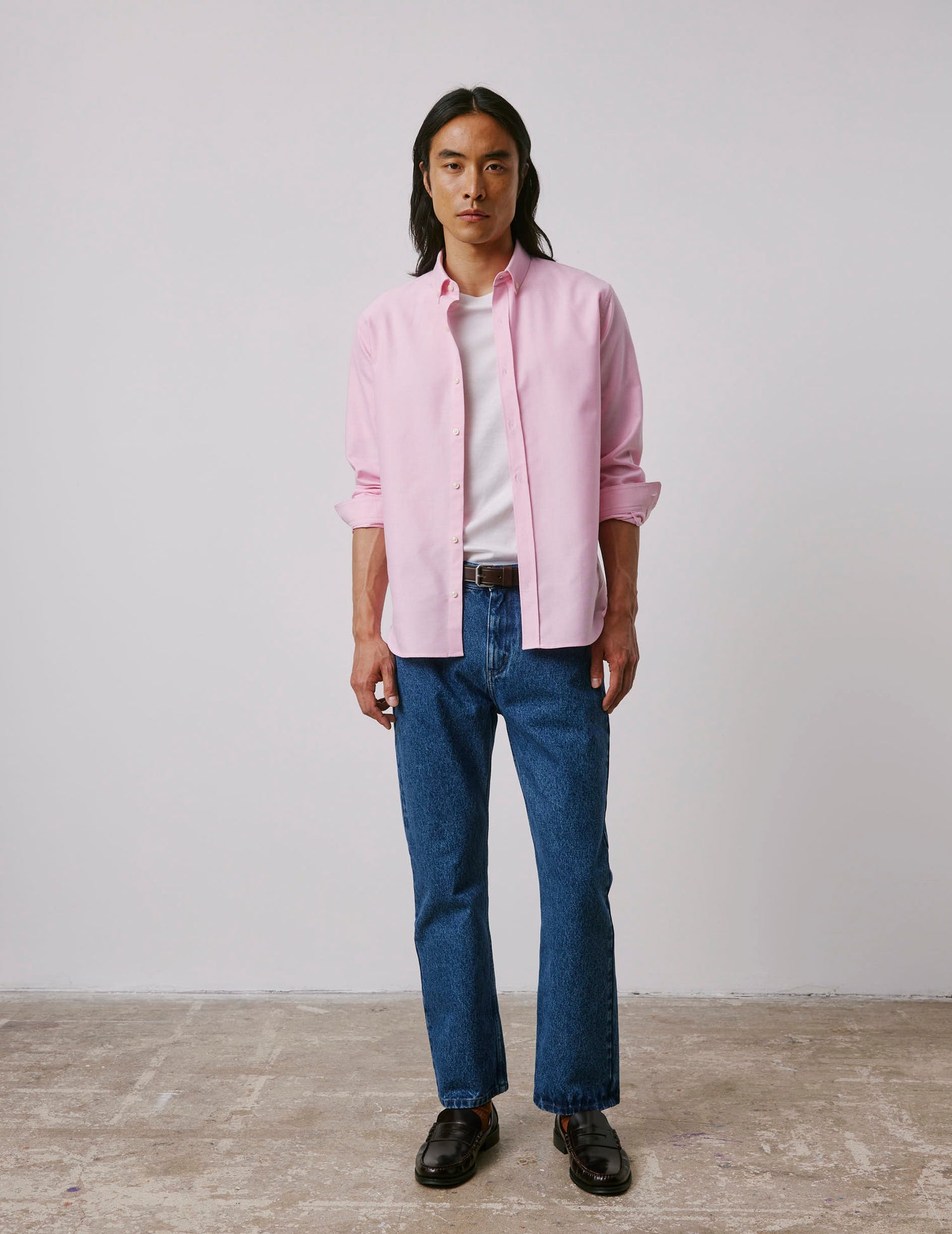 Gaspard pink shirt - Oxford - American Collar#3