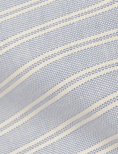 Gaspard striped blue shirt
