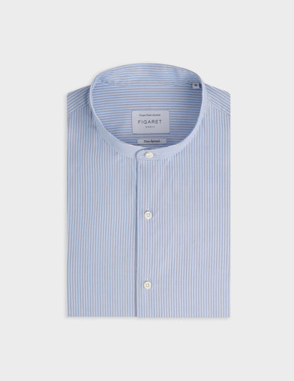 Herwin blue striped shirt