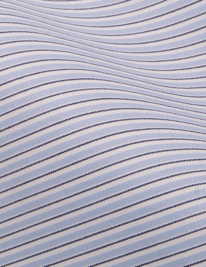 Herwin blue striped shirt