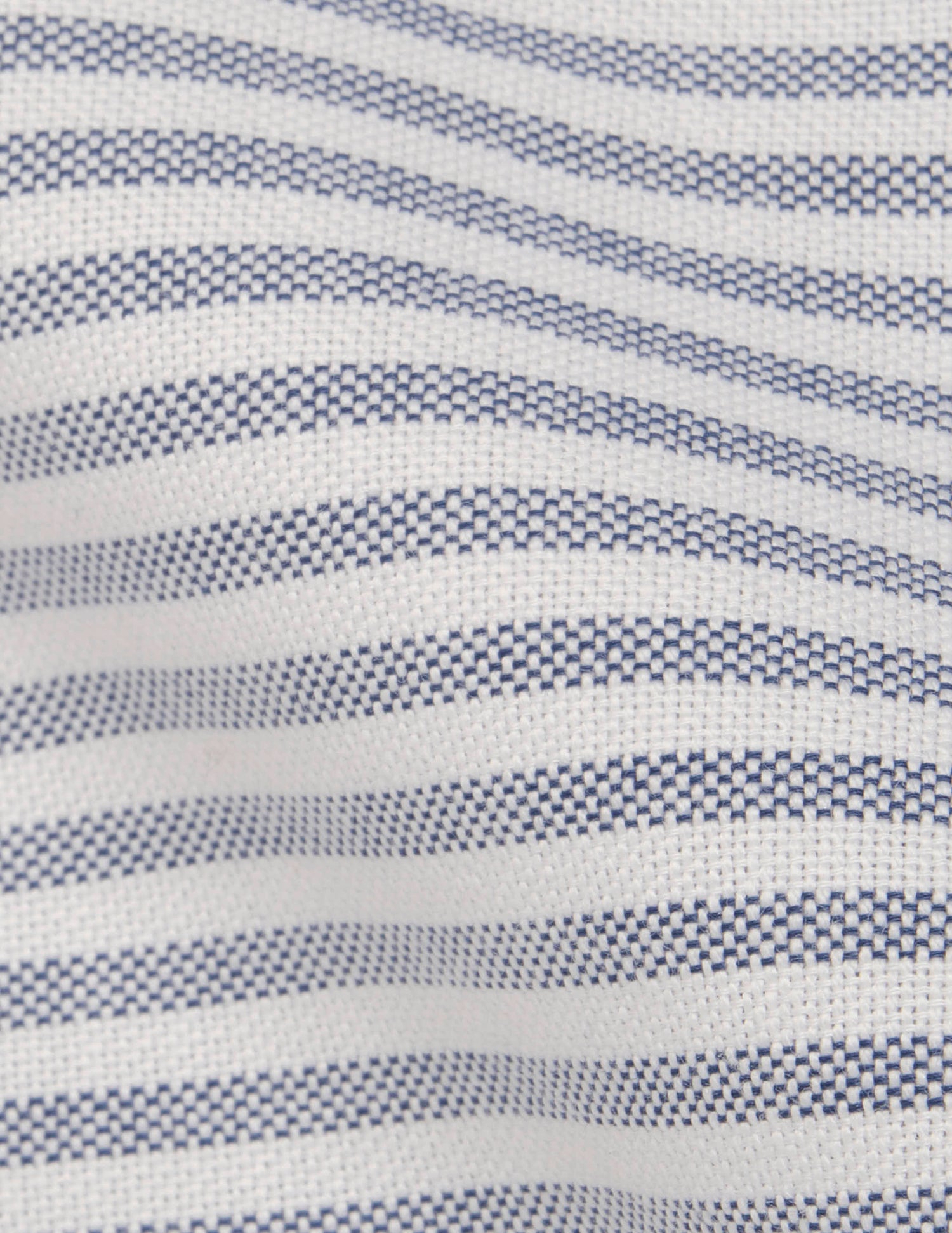 Herwin navy striped shirt - Oxford - Officer Collar#6