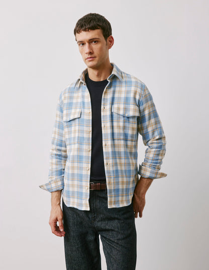 Irwin grey checked shirt