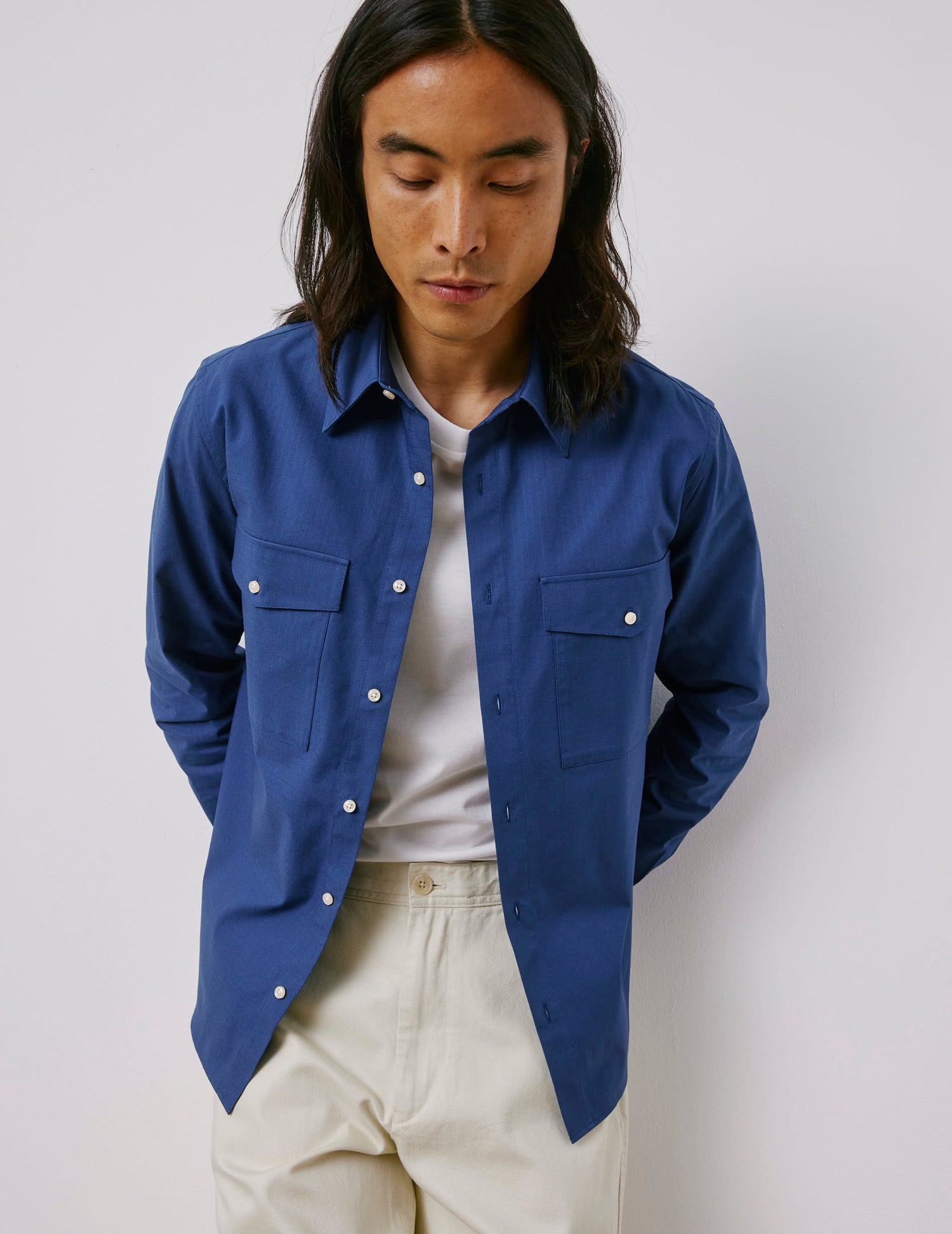 Irwin blue shirt - Ripstop - Prodigious Collar#3