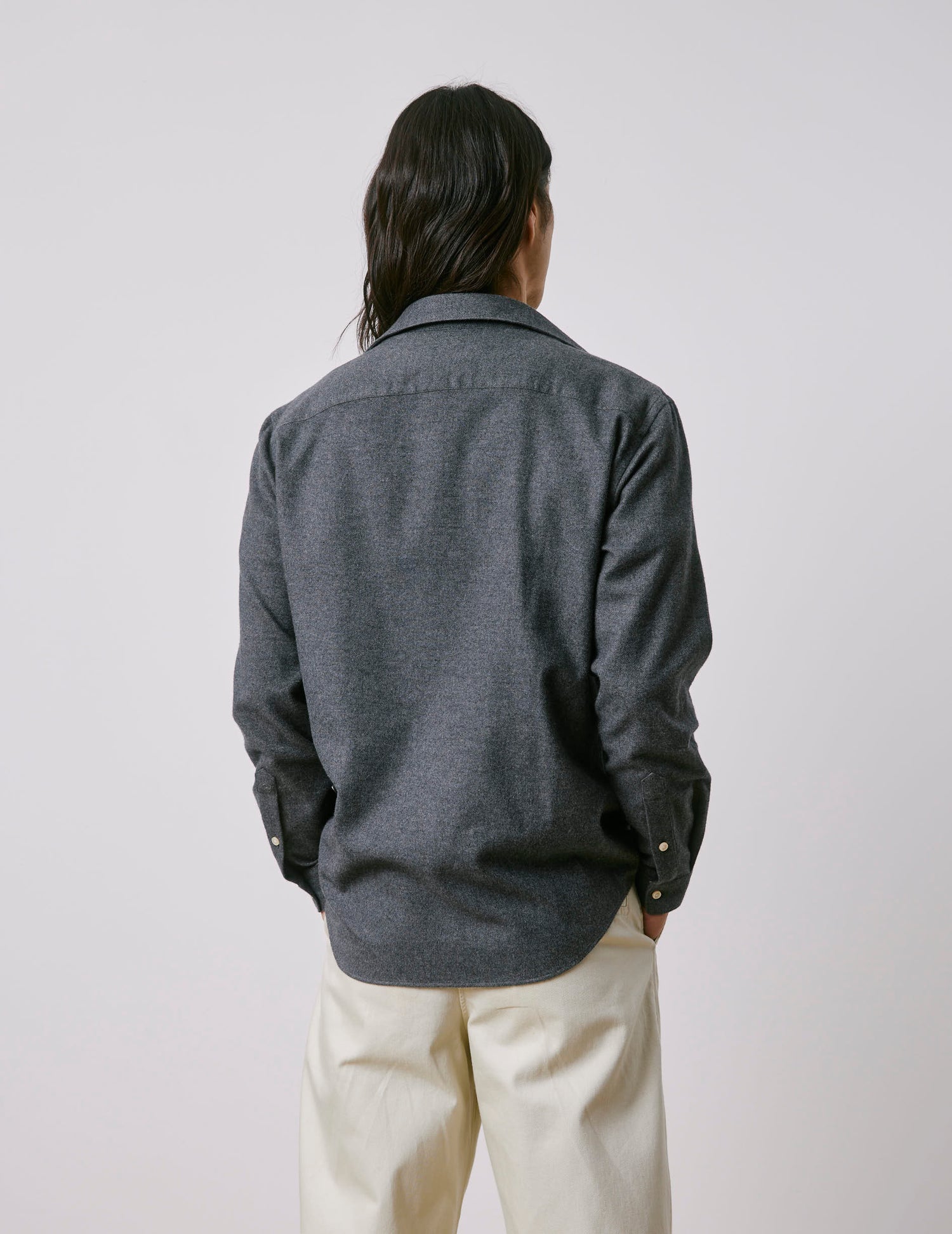 Irwin grey shirt - Flannel - Prodigious Collar#2