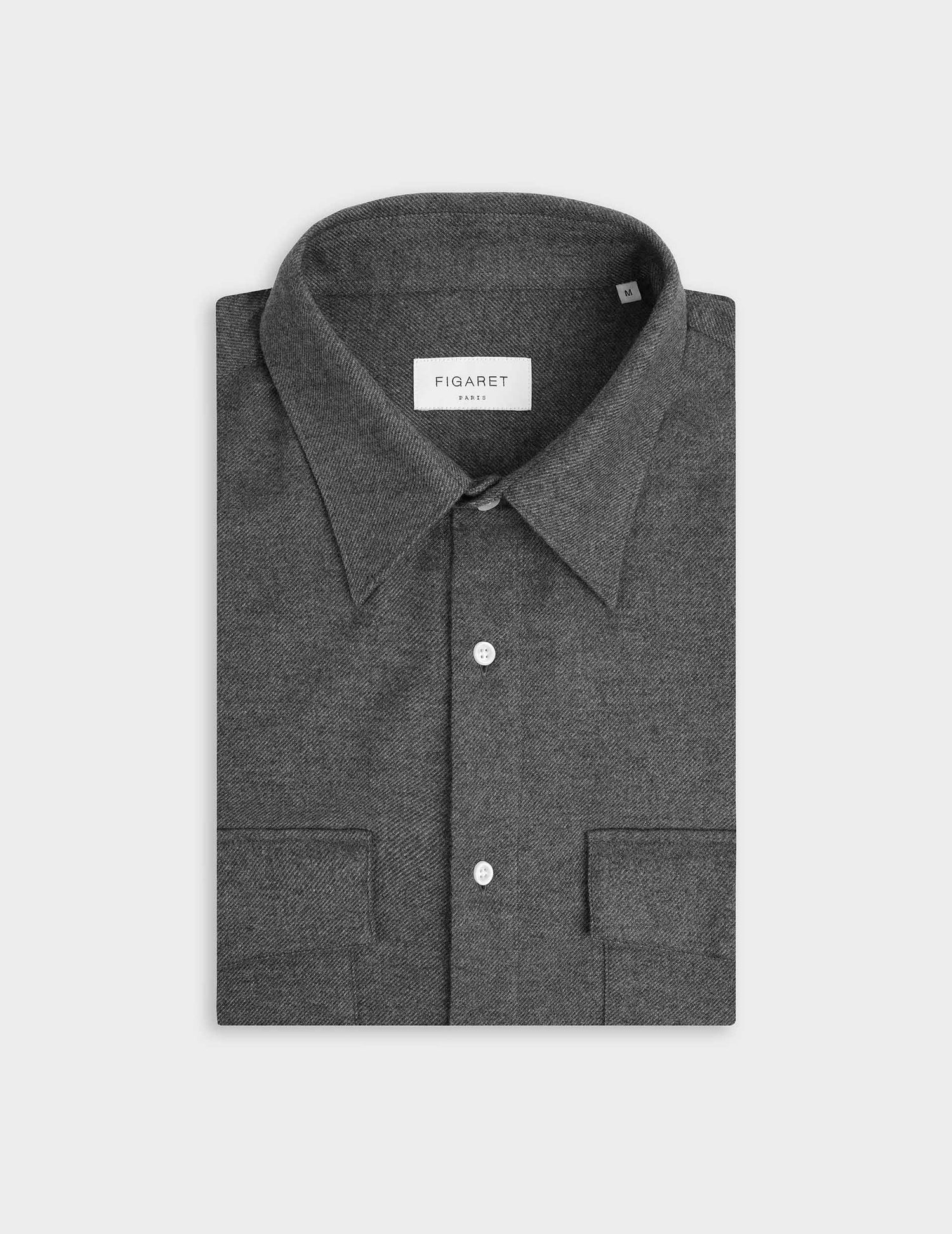 Irwin grey shirt - Flannel - Prodigious Collar#3