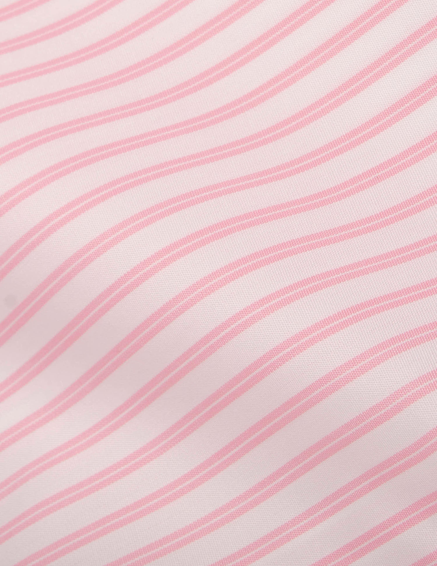 Pink striped fitted shirt