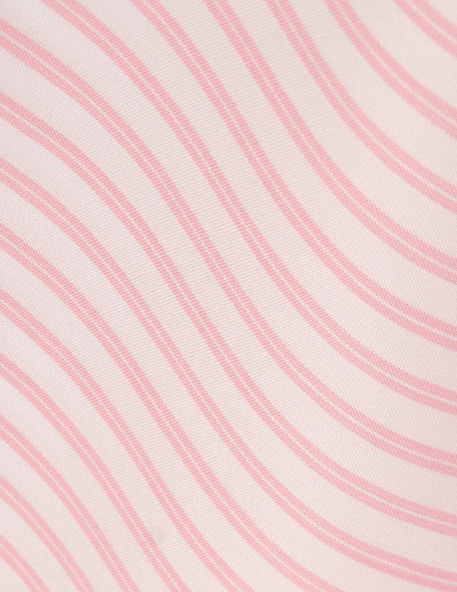 Fitted pink striped shirt