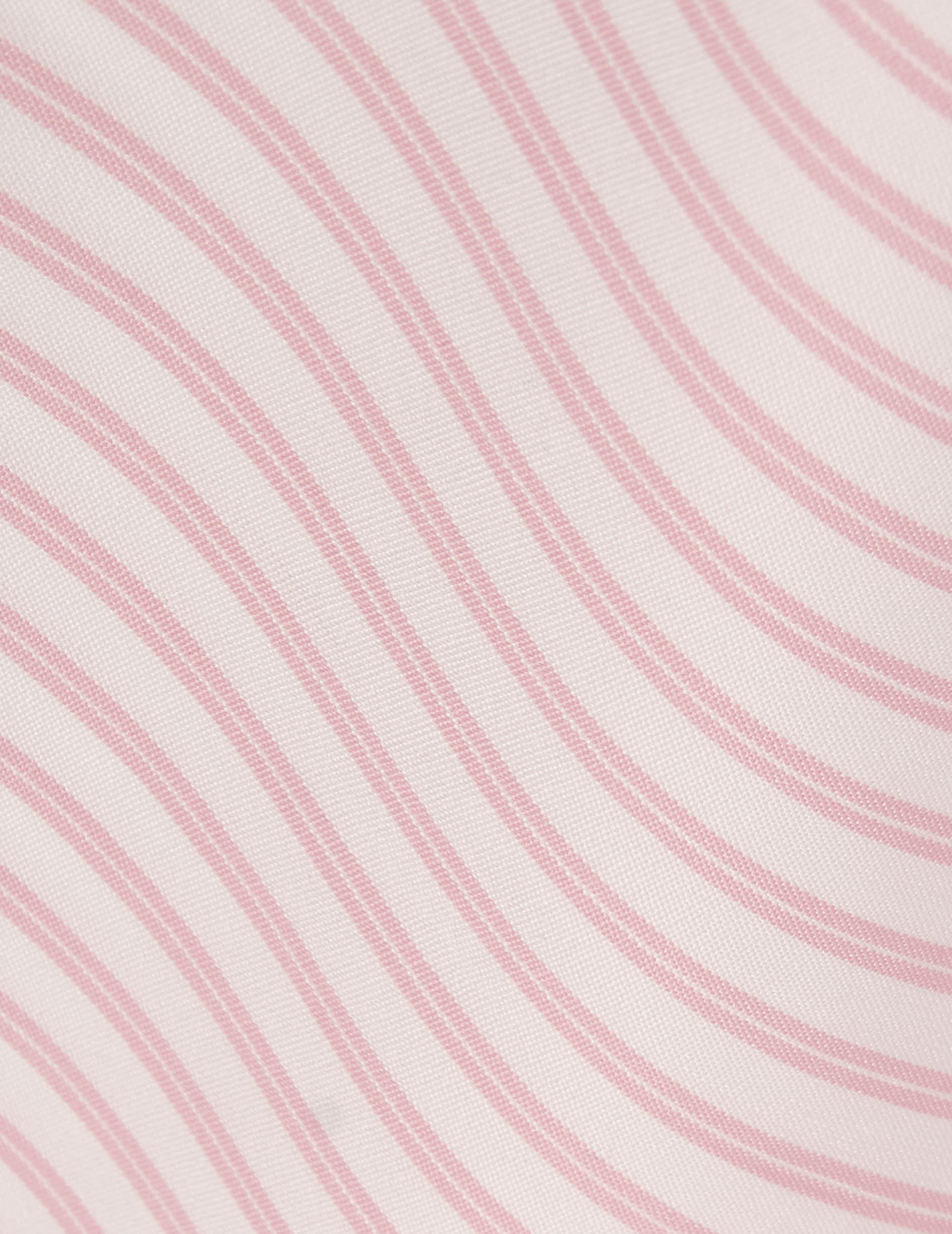 Fitted pink striped shirt - Poplin - Italian Collar