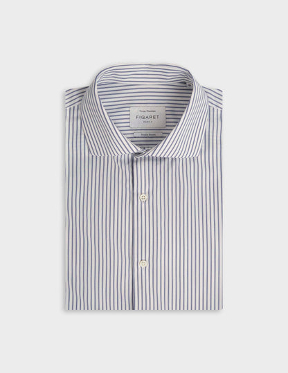 Classic navy striped shirt