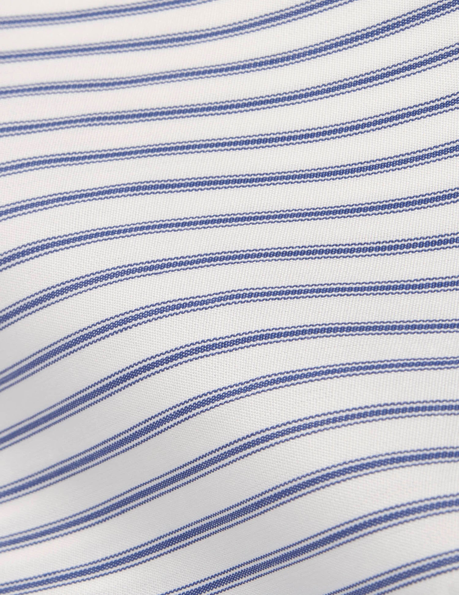 Classic navy striped shirt - Poplin - Italian Collar#2