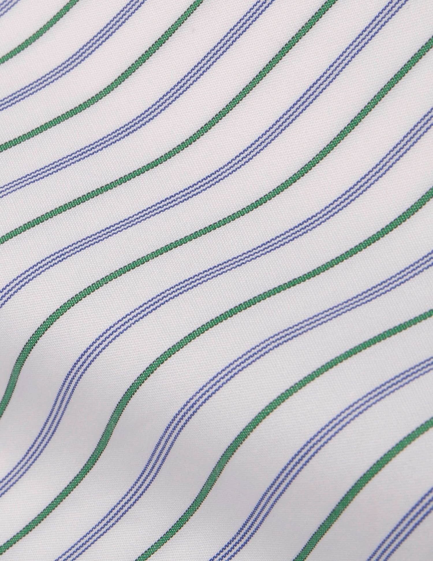 Classic green striped shirt