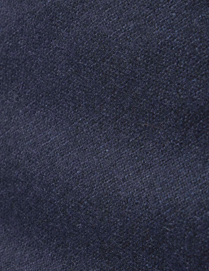Isola navy wool canvas padded jacket