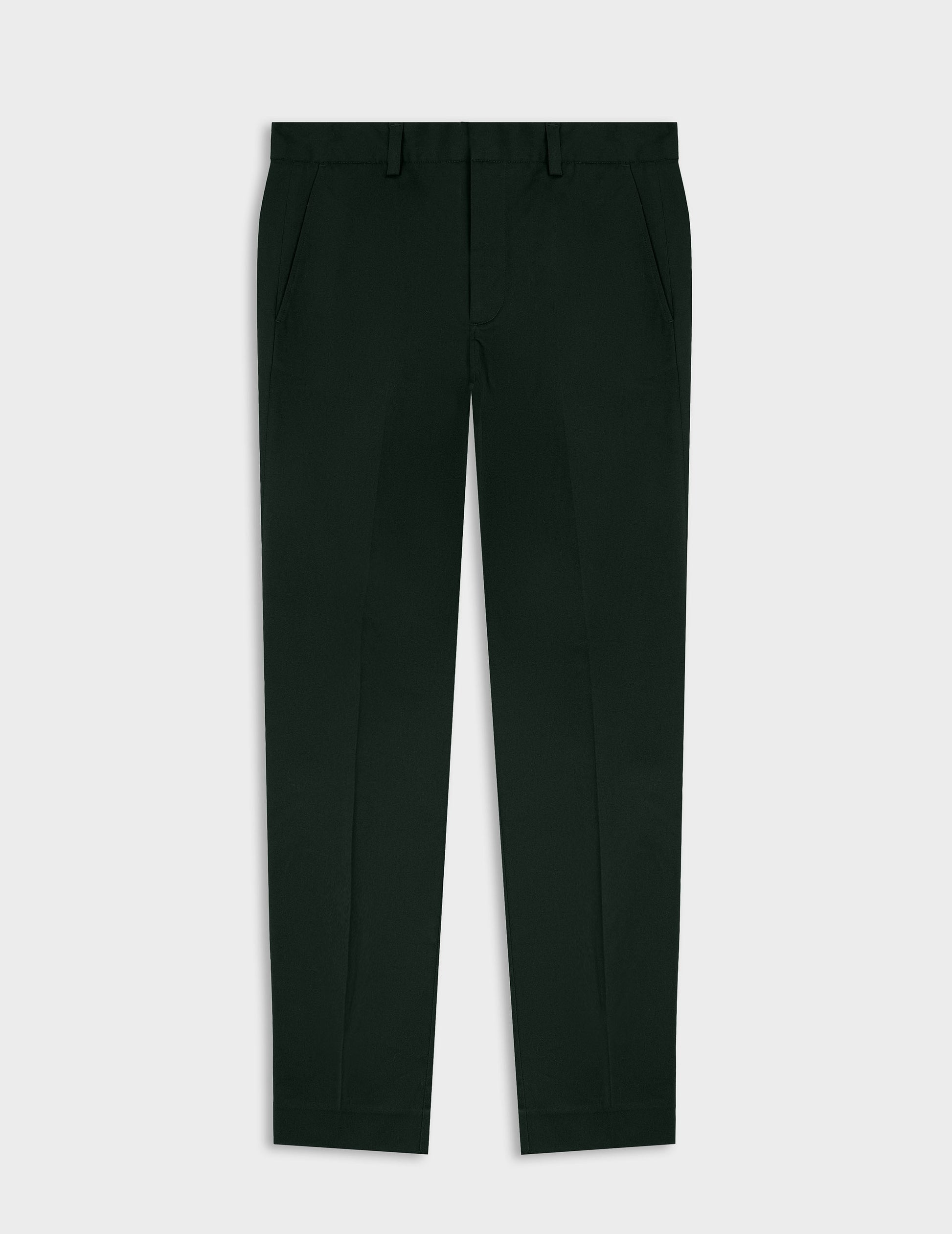 Geofrey chino in green twill