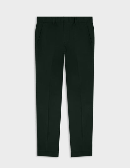 Geofrey chino in green twill