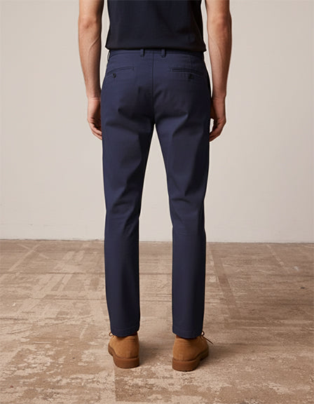 Ignacio navy canvas cotton pants