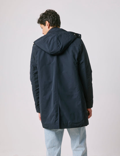 Iliame navy technical fabric parka