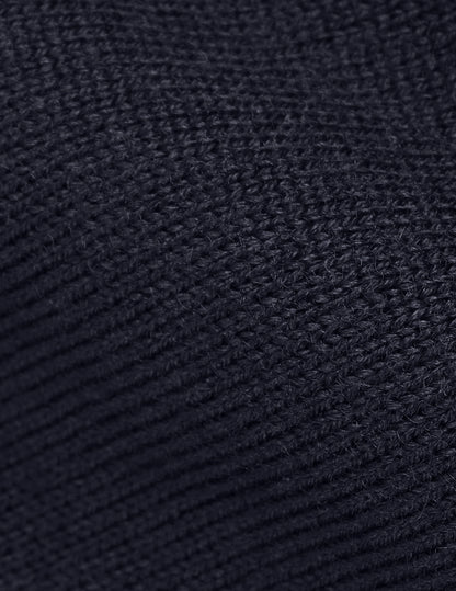 Ilian navy wool sweater
