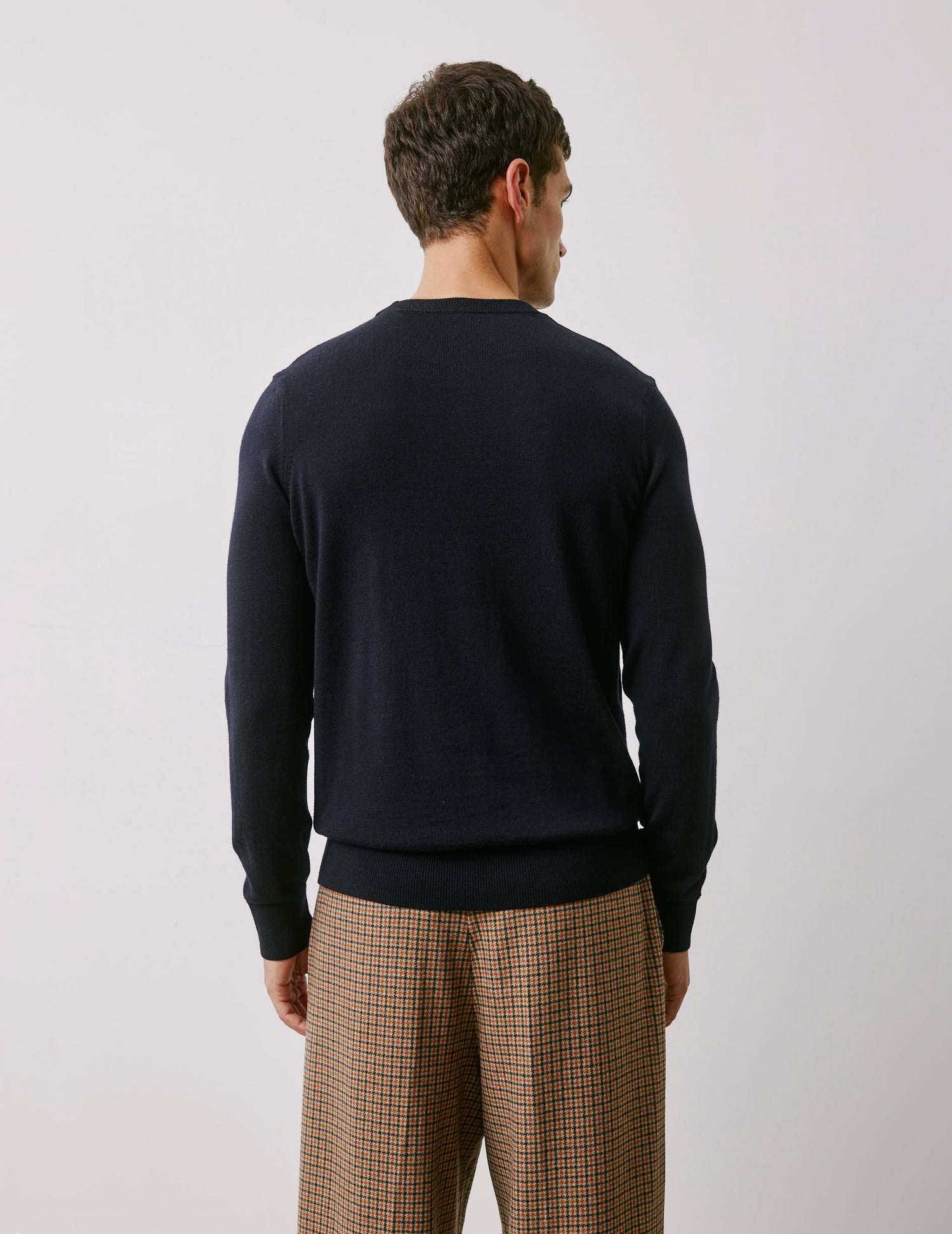 Massimo navy wool sweater
