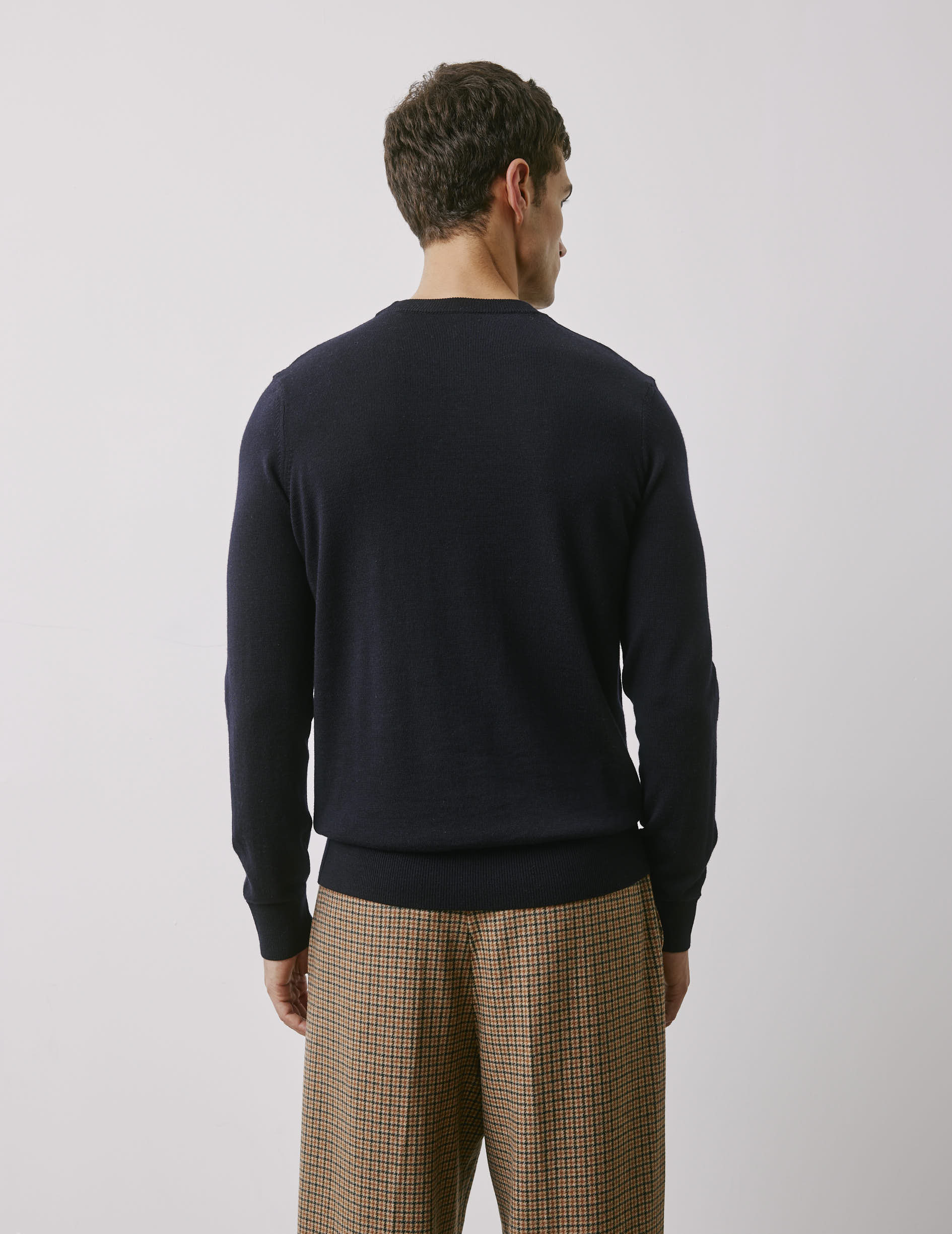 Massimo navy wool sweater