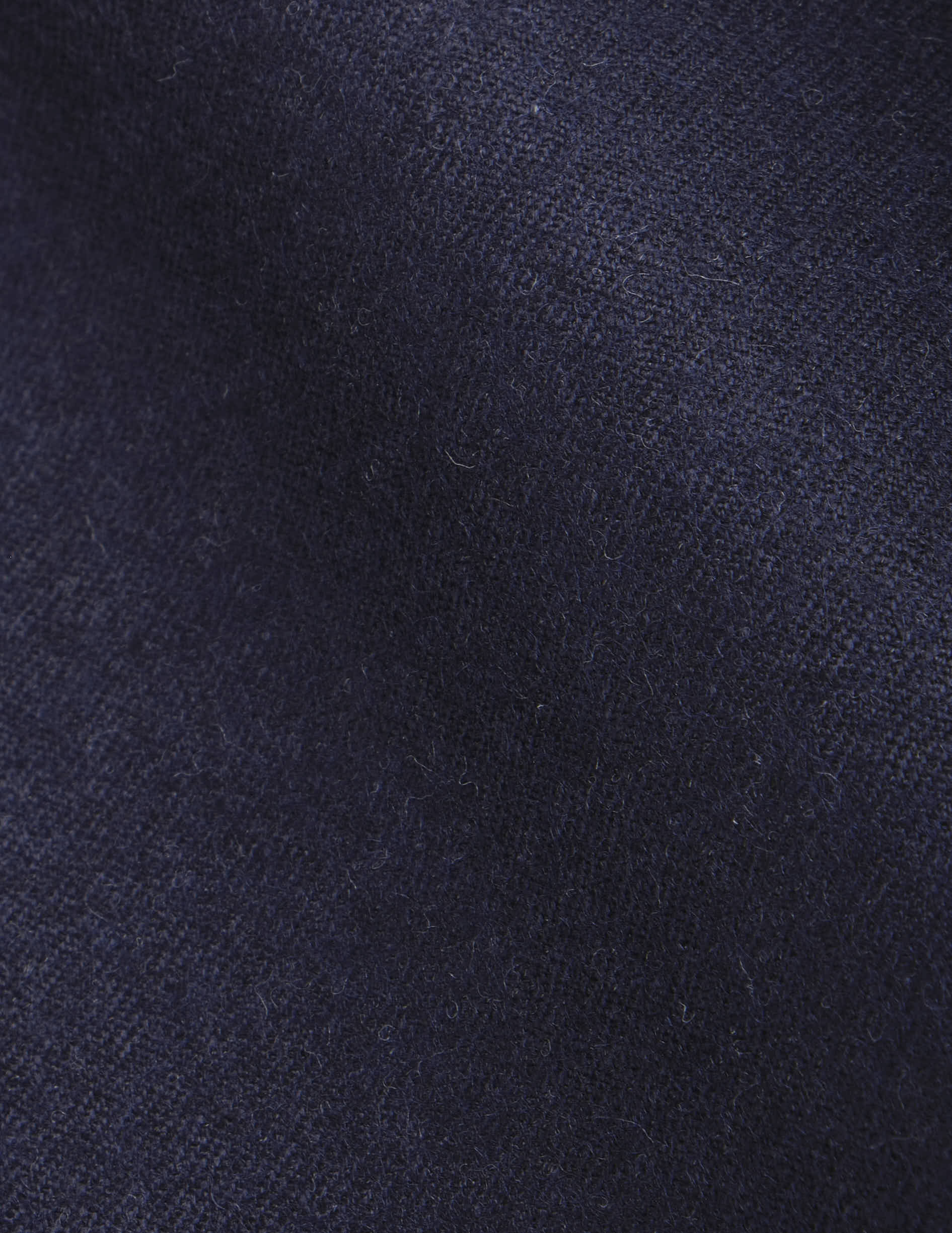Maxime navy wool canvas shirt jacket