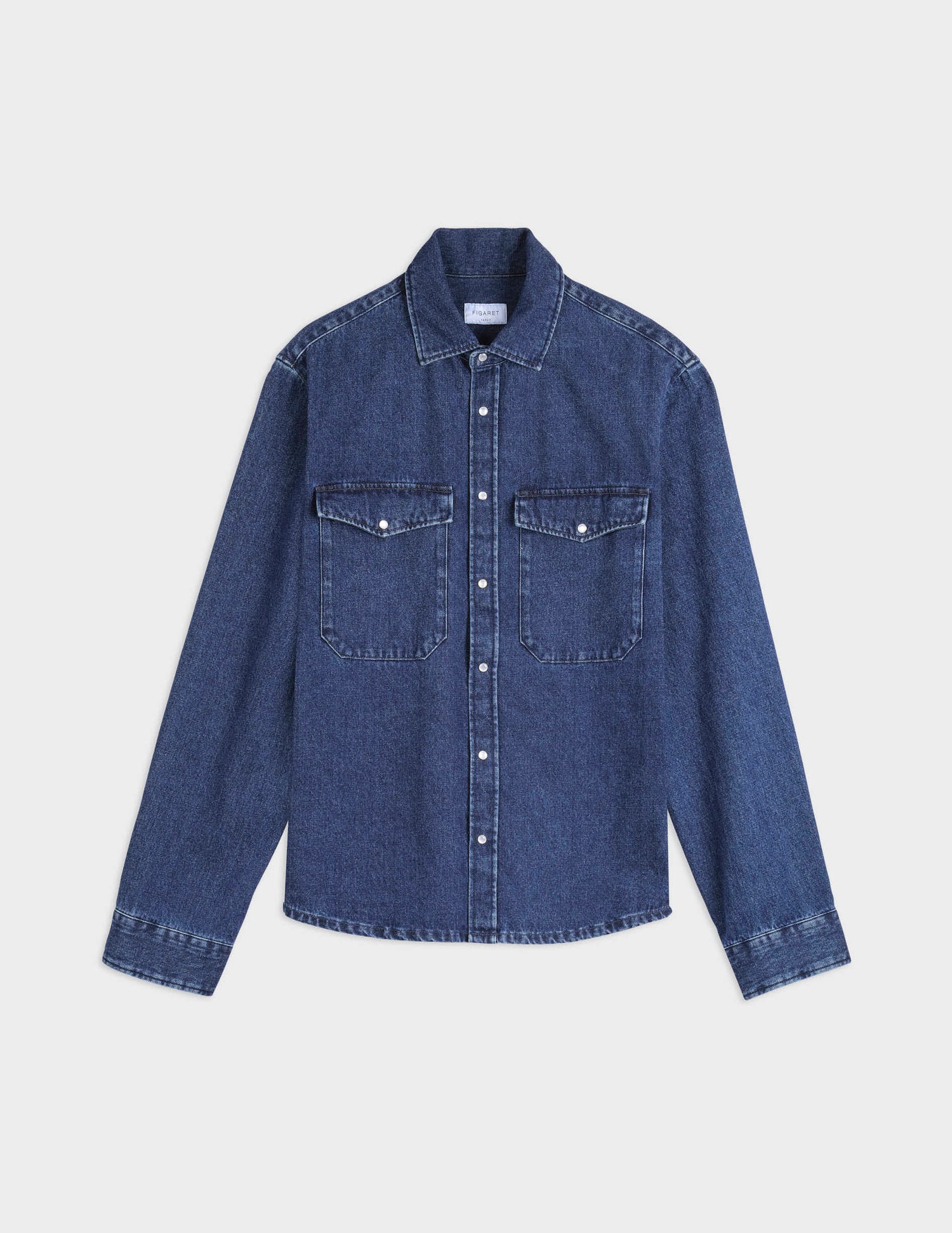 Merwann denim blue shirt jacket