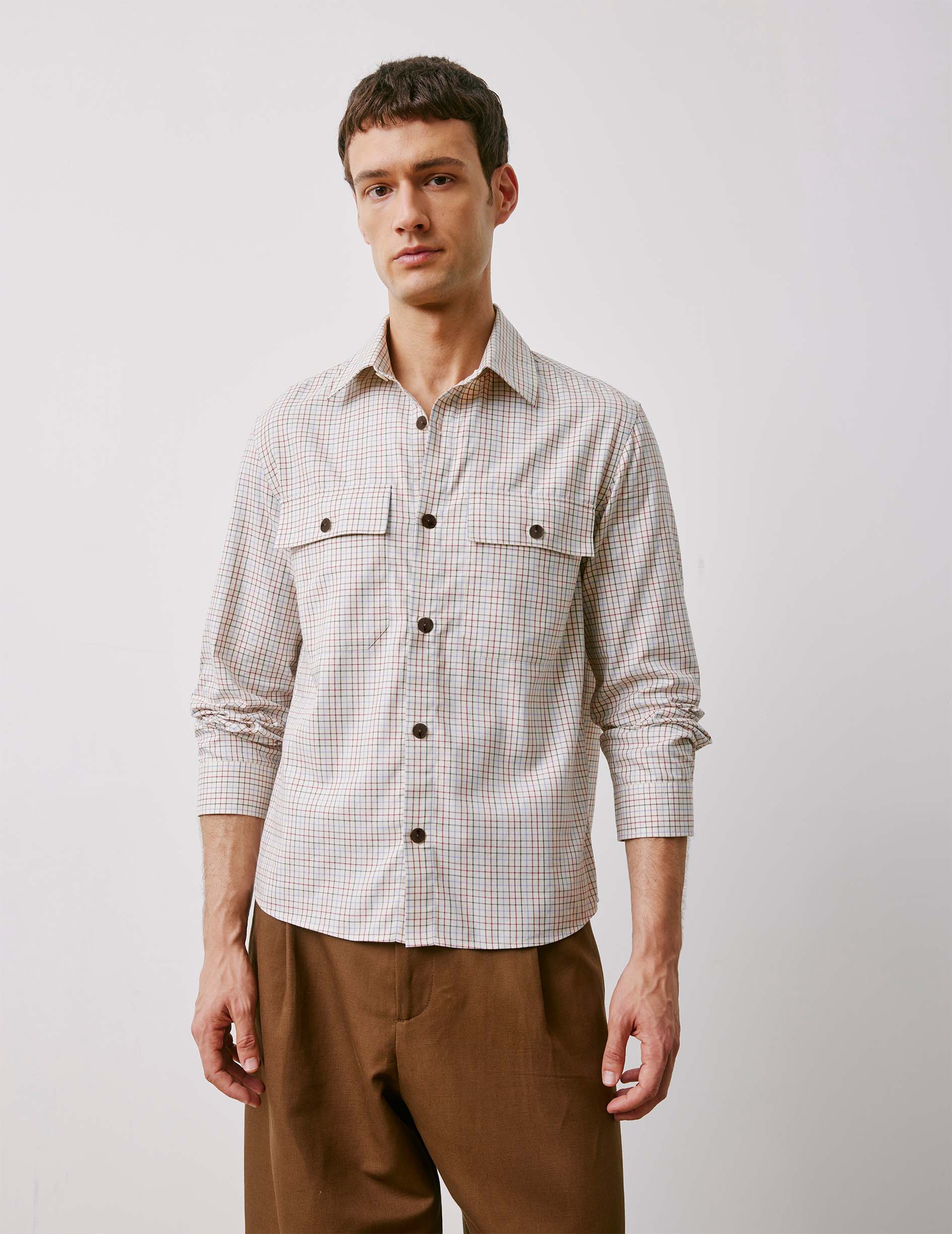 Visconti checked shirt