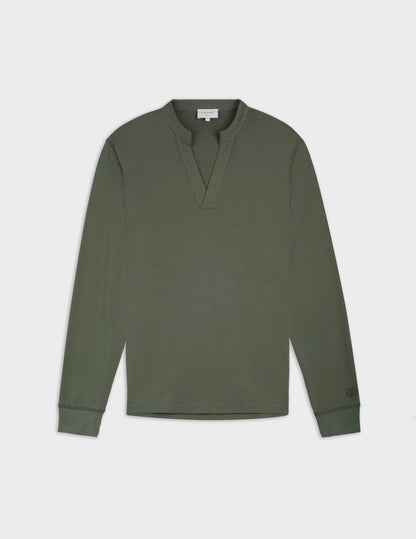 Charles khaki cotton t-shirt