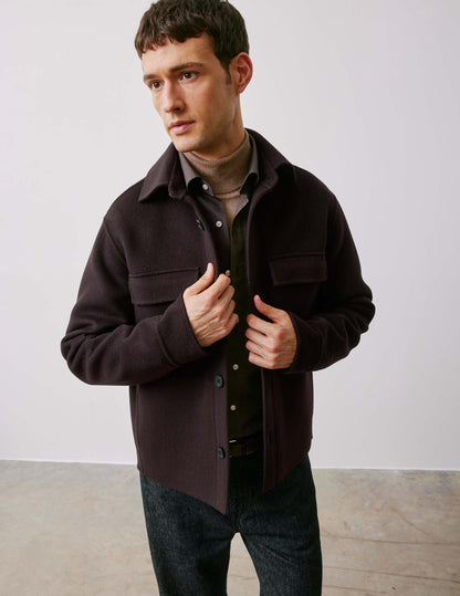 Iona brown wool jacket