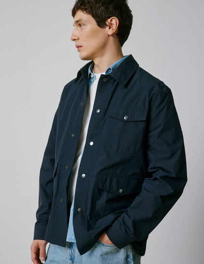 Melvin jacket in navy ripstop
