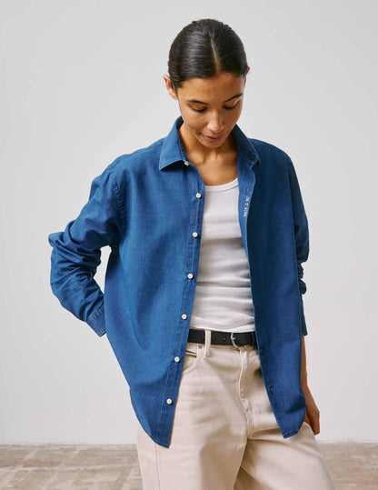 Unisex Denim "Je t'aime" shirt