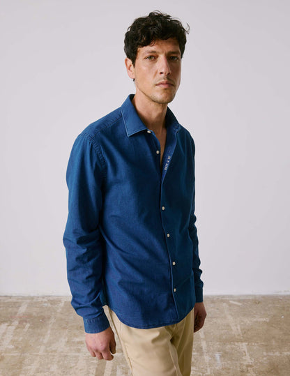 Unisex Denim "Je t'aime" shirt