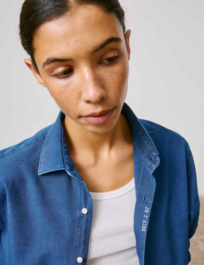 Unisex Denim "Je t'aime" shirt